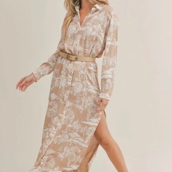 HIGH DESERT SHIRT DRESS :Sadie & Sage XS - Picture 2 of 4